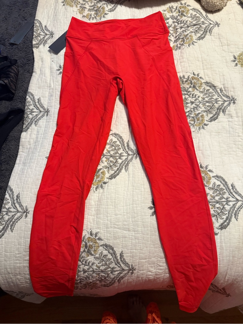 Savage X Fenty Girls' Bright Red Active Leggings